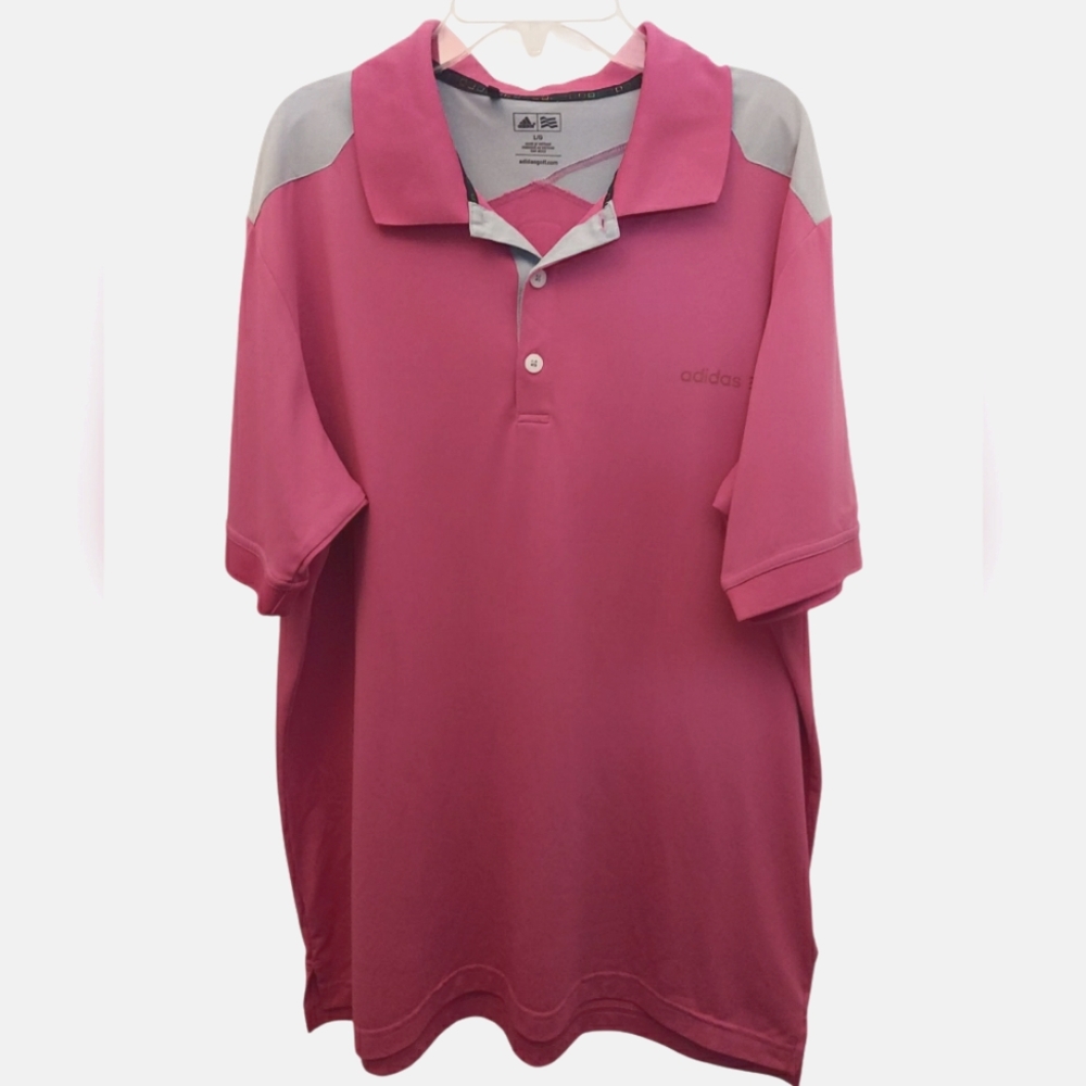 Mens Adidas Golf Polo, Size L, EUC